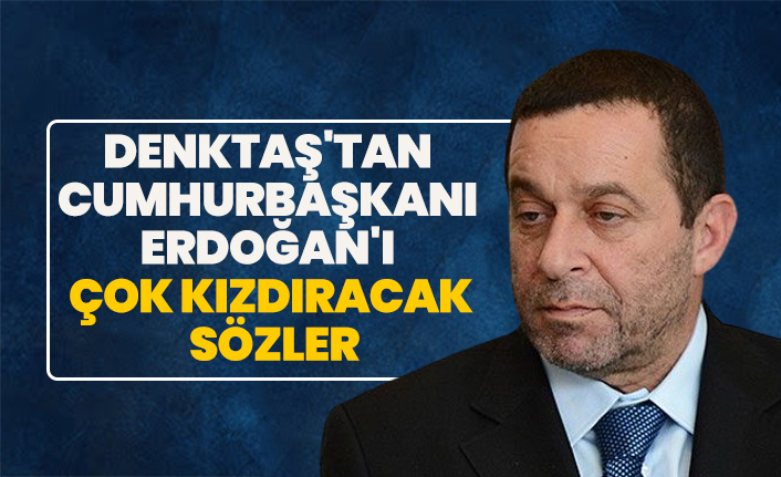 Serdar Denktaş'tan Cumhurbaşkanı Erdoğan'ı çok kızdıracak sözler