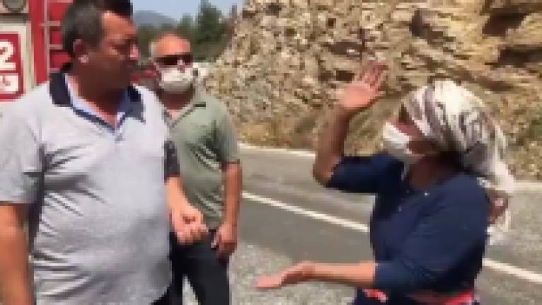 Yangın bölgesindeki vatandaş Erdoğan'a böyle isyan etti!