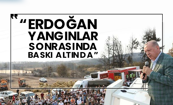 “Erdoğan yangınlar sonrasında baskı altında”