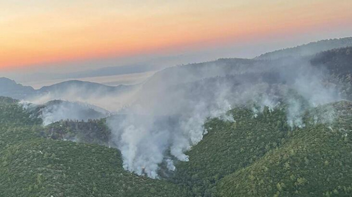 Milas'taki yangında 9'uncu gün