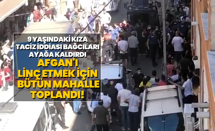 9 yaşındaki kıza  taciz iddiası Bağcıları  ayağa kaldırdı