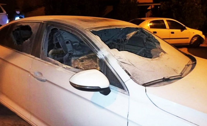 MHP'li başkanın arabası kundaklandı