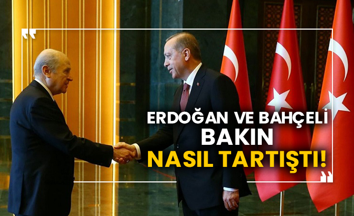 Erdoğan ve Bahçeli baskın nasıl tartıştı!