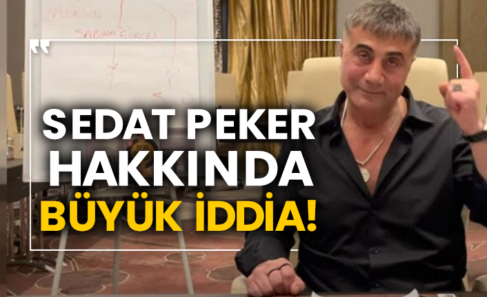 Sedat Peker hakkında büyük iddia!