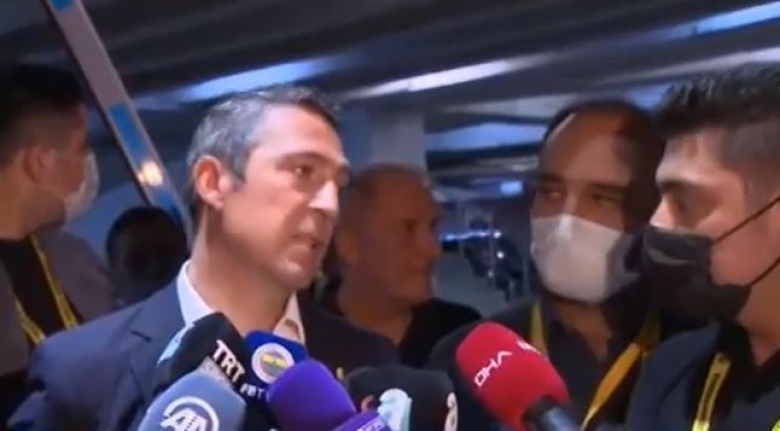 Ali Koç taraftarı böyle azarladı!