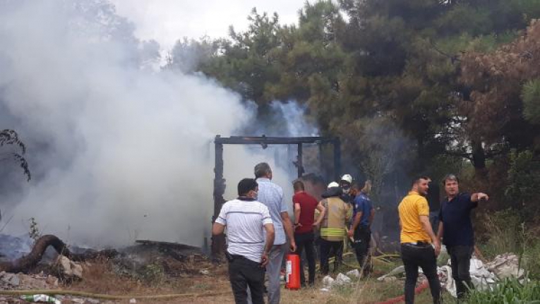 İstanbul'da orman yangını