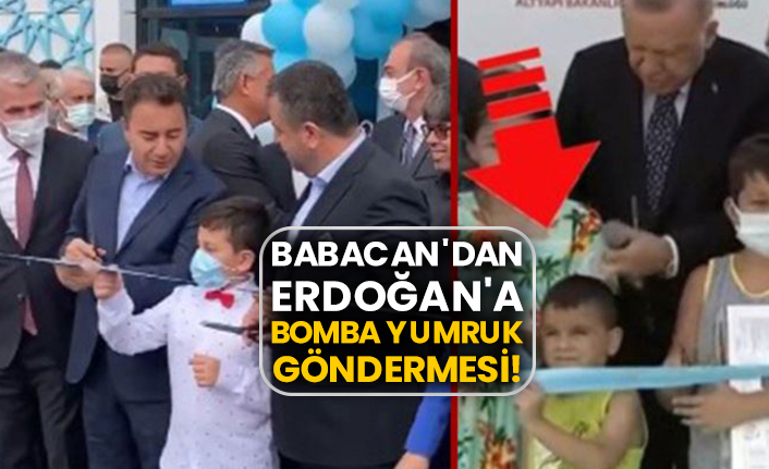 Babacan'dan Erdoğan'a bomba yumruk göndermesi!