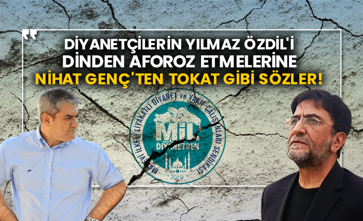 Diyanetçilerin Yılmaz Özdil'i dinden aforoz etmelerine Nihat Genç'ten tokat gibi sözler!