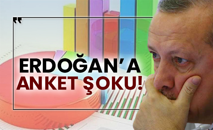 Erdoğan’a anket şoku!
