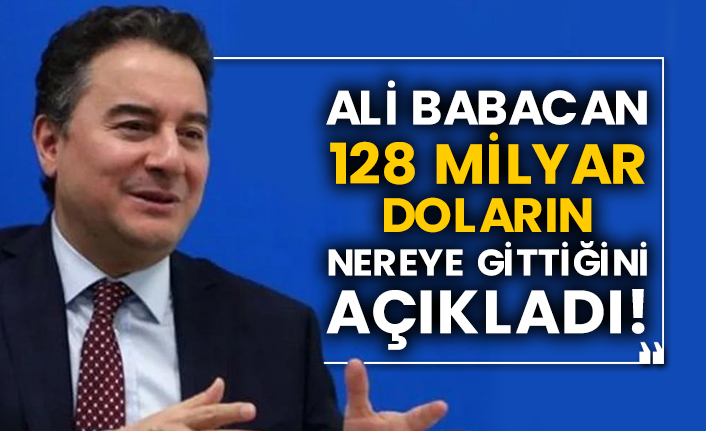 DEVA Partisi Genel Başkanı Ali Babacan 128 milyar doların nereye gittiğini açıkladı!