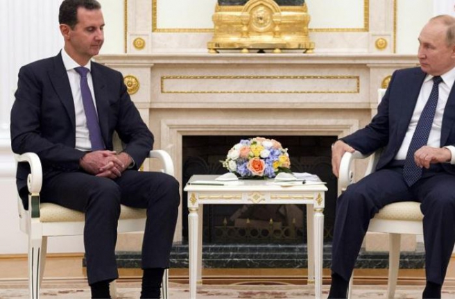 Putin Esad’ı seçim zaferinden dolayı tebrik etti!