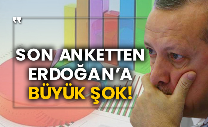 Son anketten Erdoğan’a büyük şok!