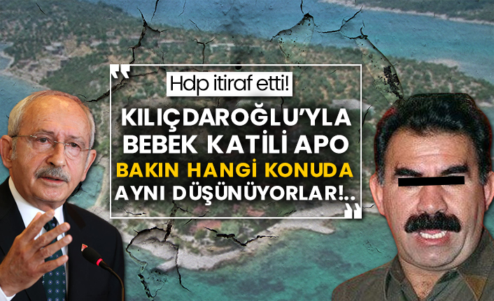 Hdp itiraf etti!  Kılıçdaroğlu’yla bebek katili Apo bakın hangi konuda aynı düşünüyorlar!..