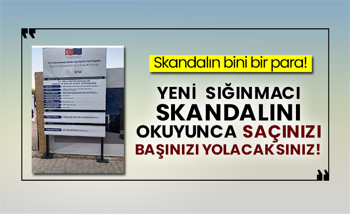 Skandalın bini bir para! Yeni sığınmacı skandalını okuyunca saçınızı başınız yolacaksınız!