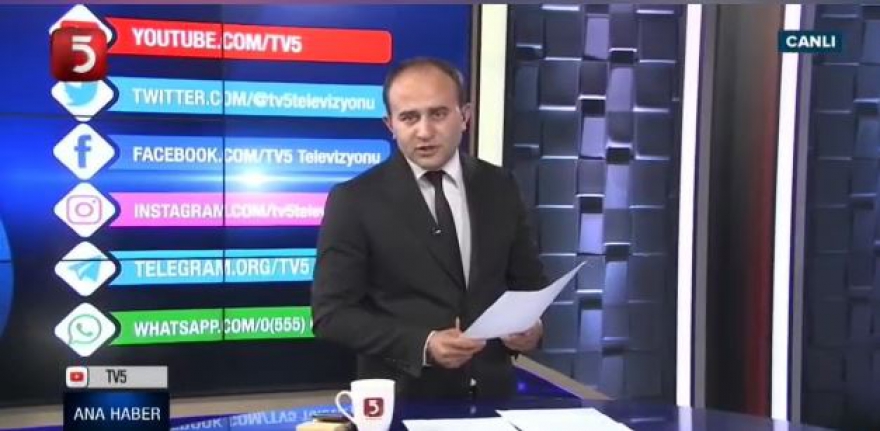 TV5 ana spikeri Mehmet Ali Kayacı'dan Erdoğan'a canlı yayında televizyonculuk tarihine geçecek tavır