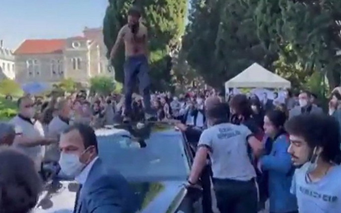 Erdoğan bu terörist demişti: O öğrenciler gözaltına alındı!