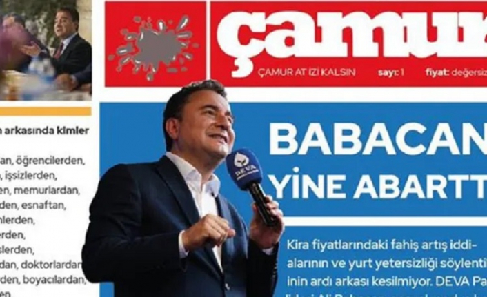 DEVA Partisi 'Çamur' gazetesiyle AKP'ye yakın medyayı böyle ti'ye aldı