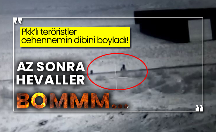 Suriye’de sızma yapmaya çalışan teröristleri kahraman ordumuz böyle imha etti!