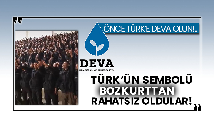 Polis Meslek Yüksek Okulu töreninde Türk’ün sembolü Bozkurt, DEVA Partisi’ni rahatsız etti!
