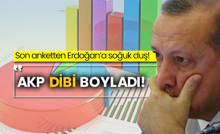 Son anketten Erdoğan’a soğuk duş! AKP dibi boyladı!