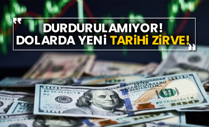 Durdurulamıyor! Dolarda yeni tarihi zirve!