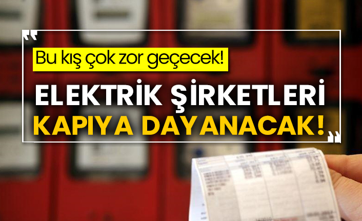 Bu kış çok zor geçecek! Elektrik şirketleri kapıya dayanacak!