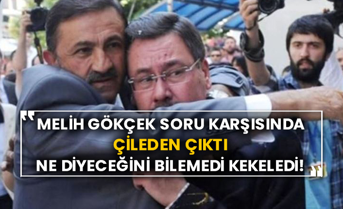 Melih Gökçek soru karşısında çileden çıktı ne diyeceğini bilemedi kekeledi!