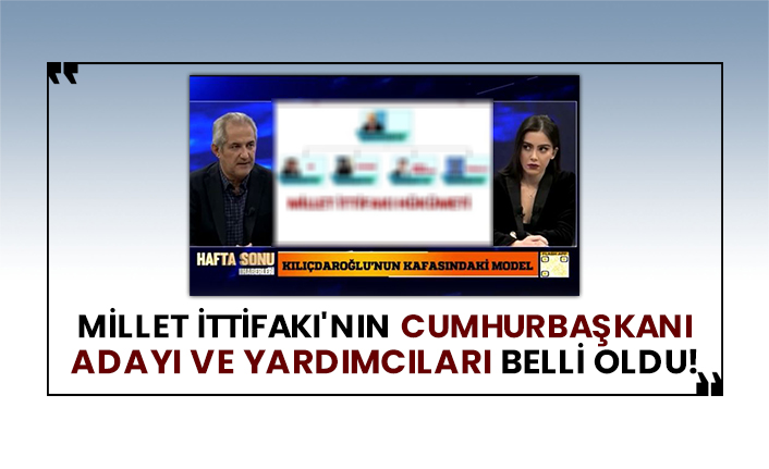 Millet İttifakı'nın Cumhurbaşkanı adayı ve yardımcıları belli oldu!