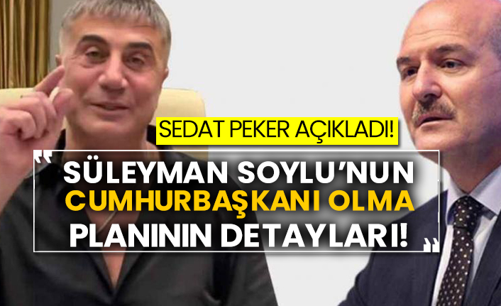 Sedat Peker Açıkladı! Süleyman Soylu’nun Cumhurbaşkanı olma planının detayları!