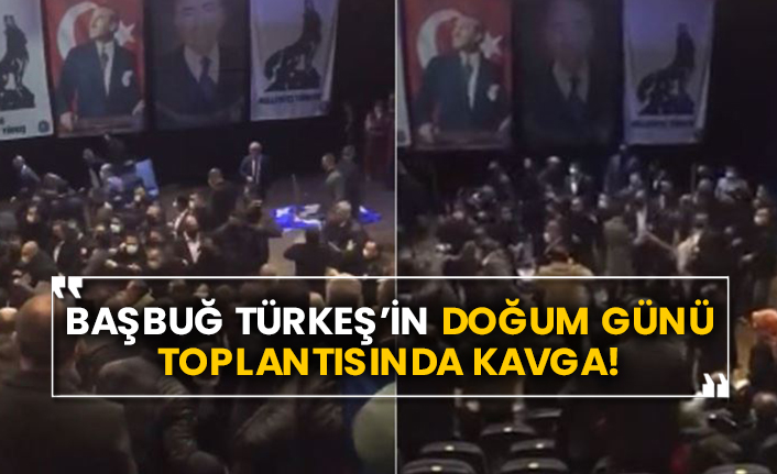 Başbuğ Türkeş’in doğum günü toplantısında kavga!