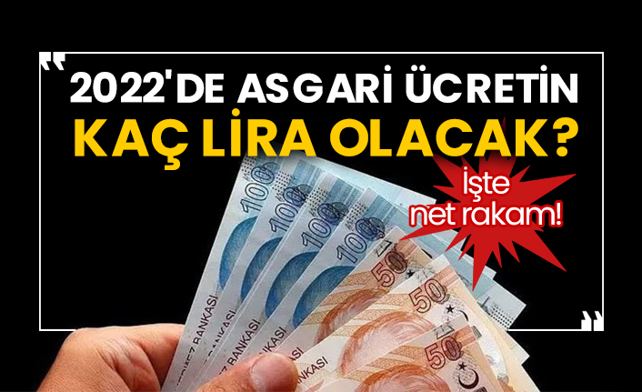 2022'de asgari ücretin kaç lira olacak? İşte net rakam!