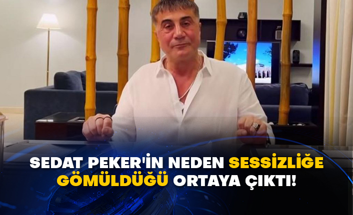 Sedat Peker'in neden sessizliğe gömüldüğü ortaya çıktı!