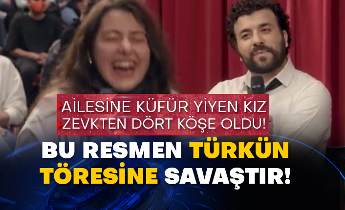 Ailesine küfür yiyen kız zevkten dört köşe oldu!  Bu resmen Türkün töresine savaştır!
