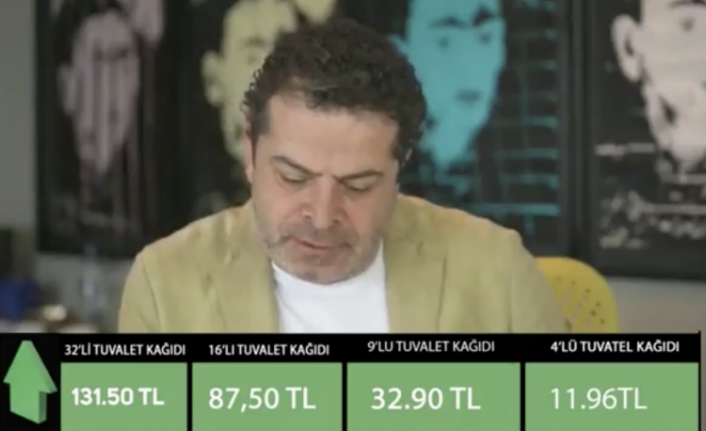 Cüneyt Özdemir, tuvalet kağıdı kuru yayınlamaya başladı