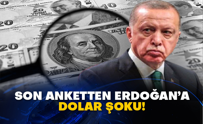 Son anketten Erdoğan’a dolar şoku!