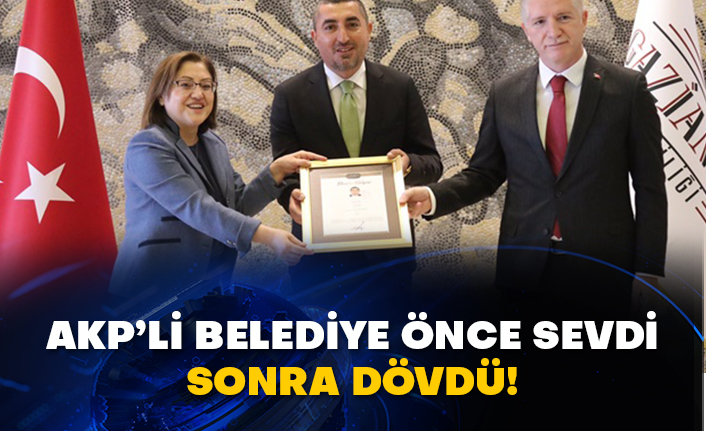AKP’li belediye önce sevdi sonra dövdü!