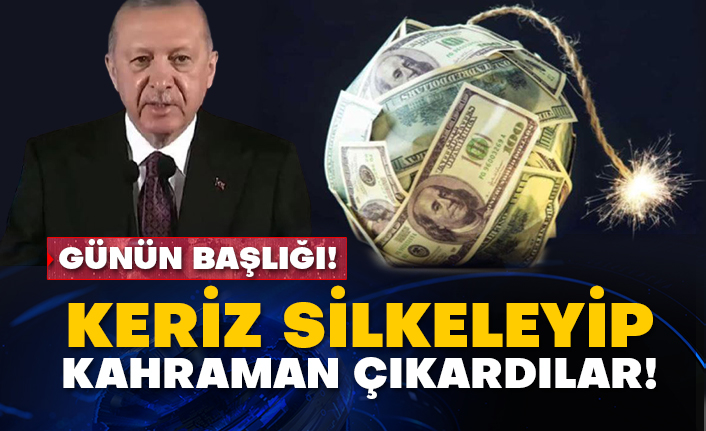 Günün başlığı! Keriz silkeleyip kahraman çıkardılar!