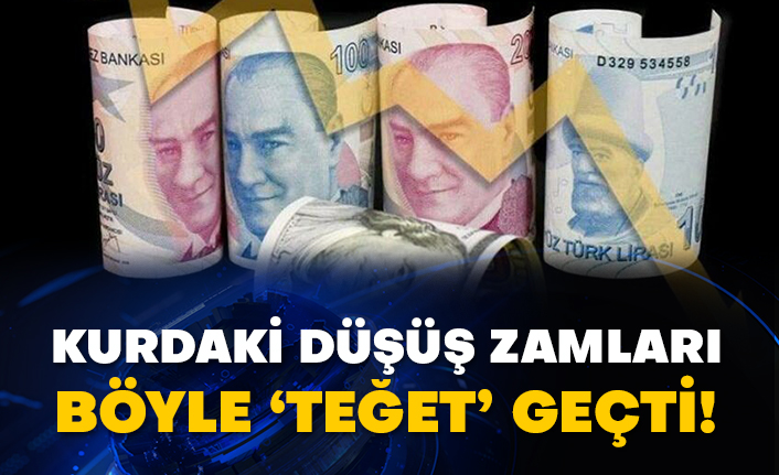 Kurdaki düşüş zamları böyle ‘teğet’ geçti!
