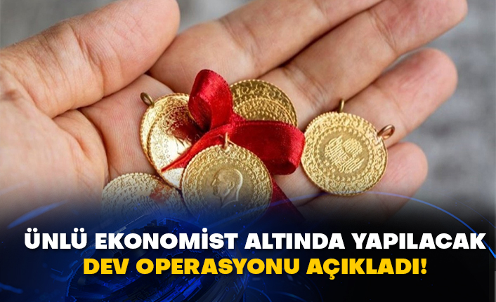 Ünlü ekonomist altında yapılacak dev operasyonu açıkladı!