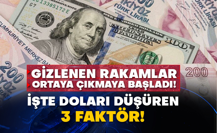 Gizlenen rakamlar ortaya çıkmaya başladı! İşte doları düşüren 3 faktör!