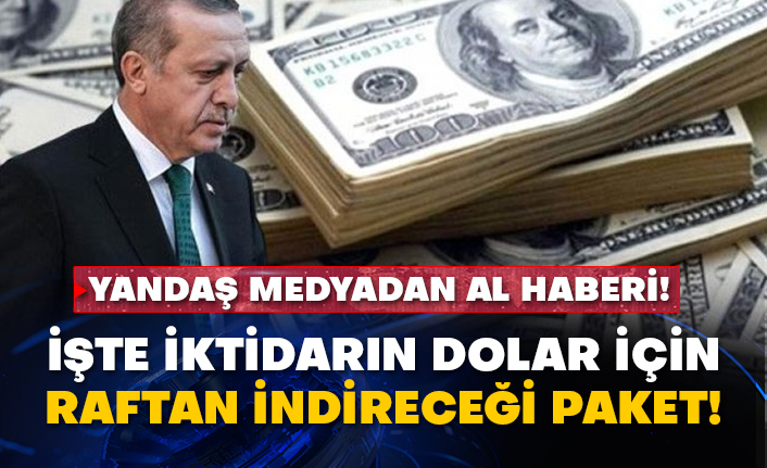 Yandaş medyadan al haberi! İşte iktidarın dolar için raftan indireceği paket!