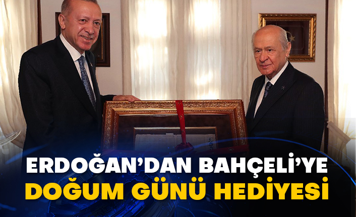 Erdoğan’dan Bahçeli’ye doğum günü hediyesi