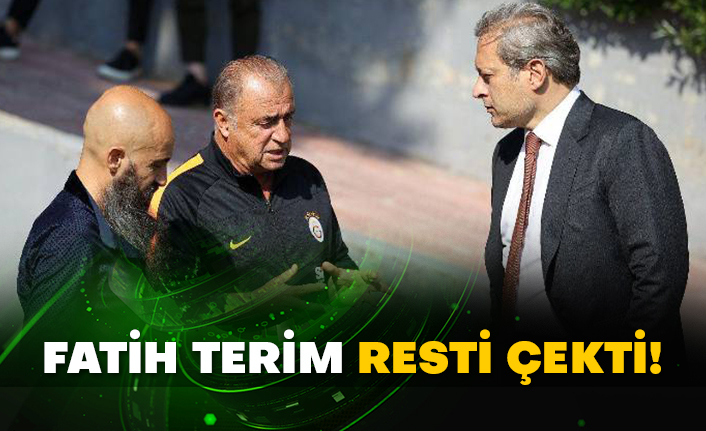 Fatih Terim resti çekti!