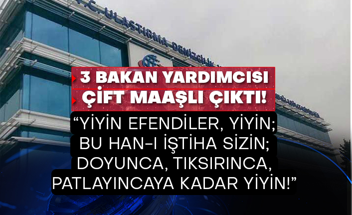 3 bakan yardımcısı çift maaşlı çıktı!
