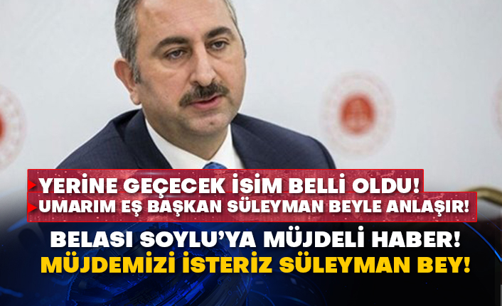 Adalet Bakanı Abdulhamit Gül istifa etti