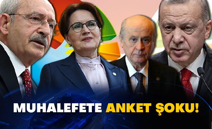Muhalefete anket şoku!