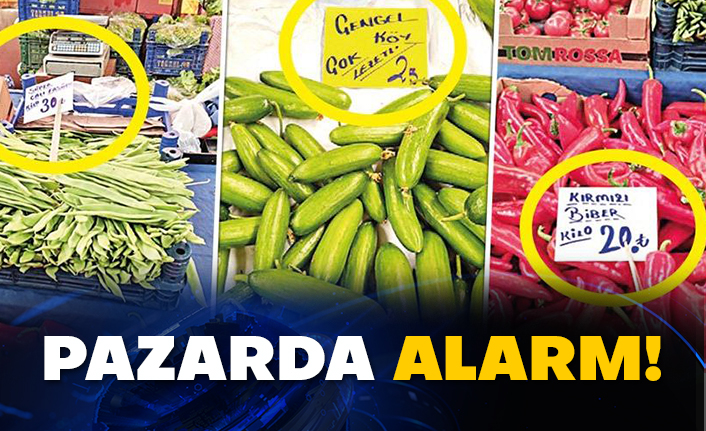 Pazarda alarm!