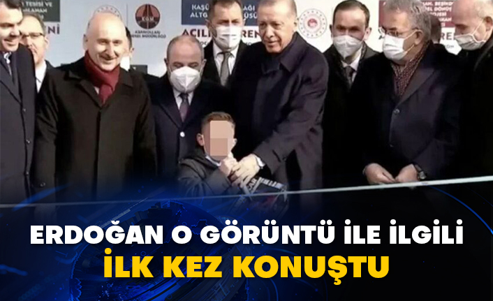 Erdoğan o görüntü ile ilgili ilk kez konuştu