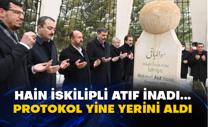 Hain İskilipli Atıf inadı... Protokol yine yerini aldı