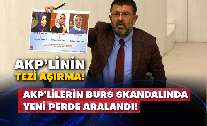 AKP’lilerin burs skandalında yeni perde aralandı! AKP’linin tezi aşırma!